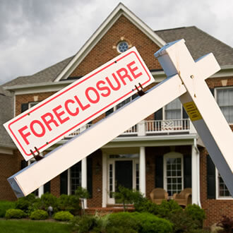 photo of a foreclosure sign